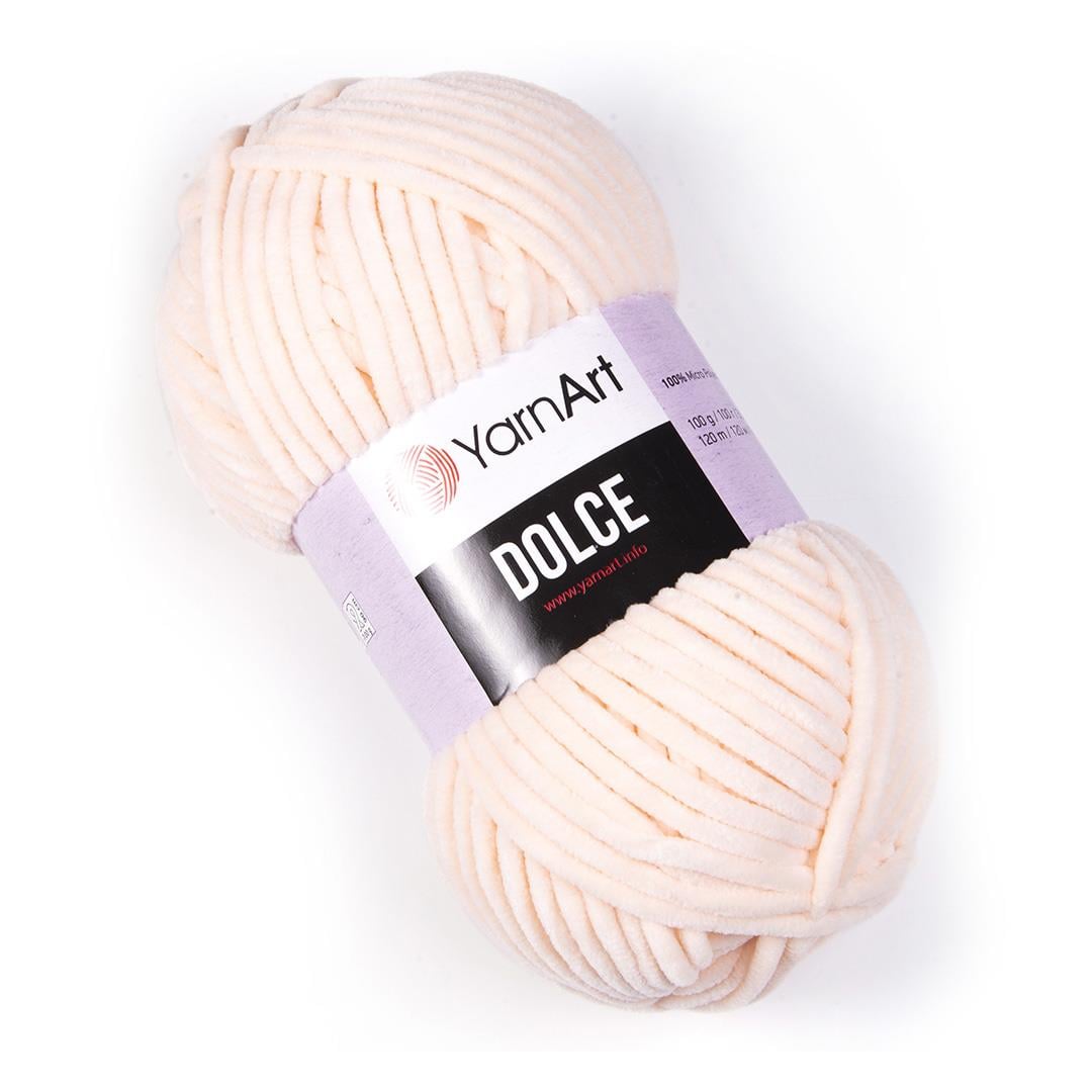 YarnArt Dolce Chenille Yarn 100g 779 – Super Soft Velvet Yarn for Amigurumi, Baby & Blanket Projects
