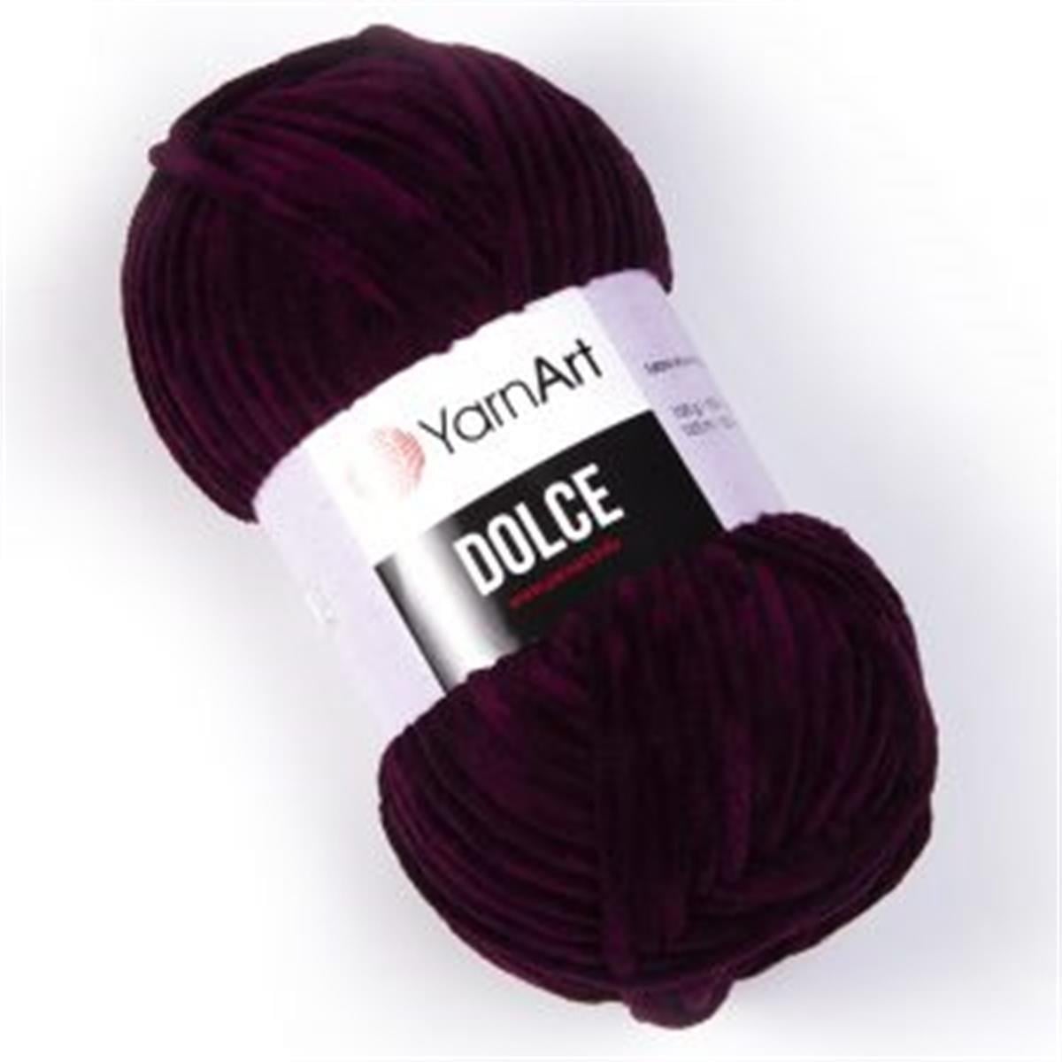 YarnArt Dolce Chenille Yarn 100g 780 – Super Soft Velvet Yarn for Amigurumi, Baby & Blanket Projects