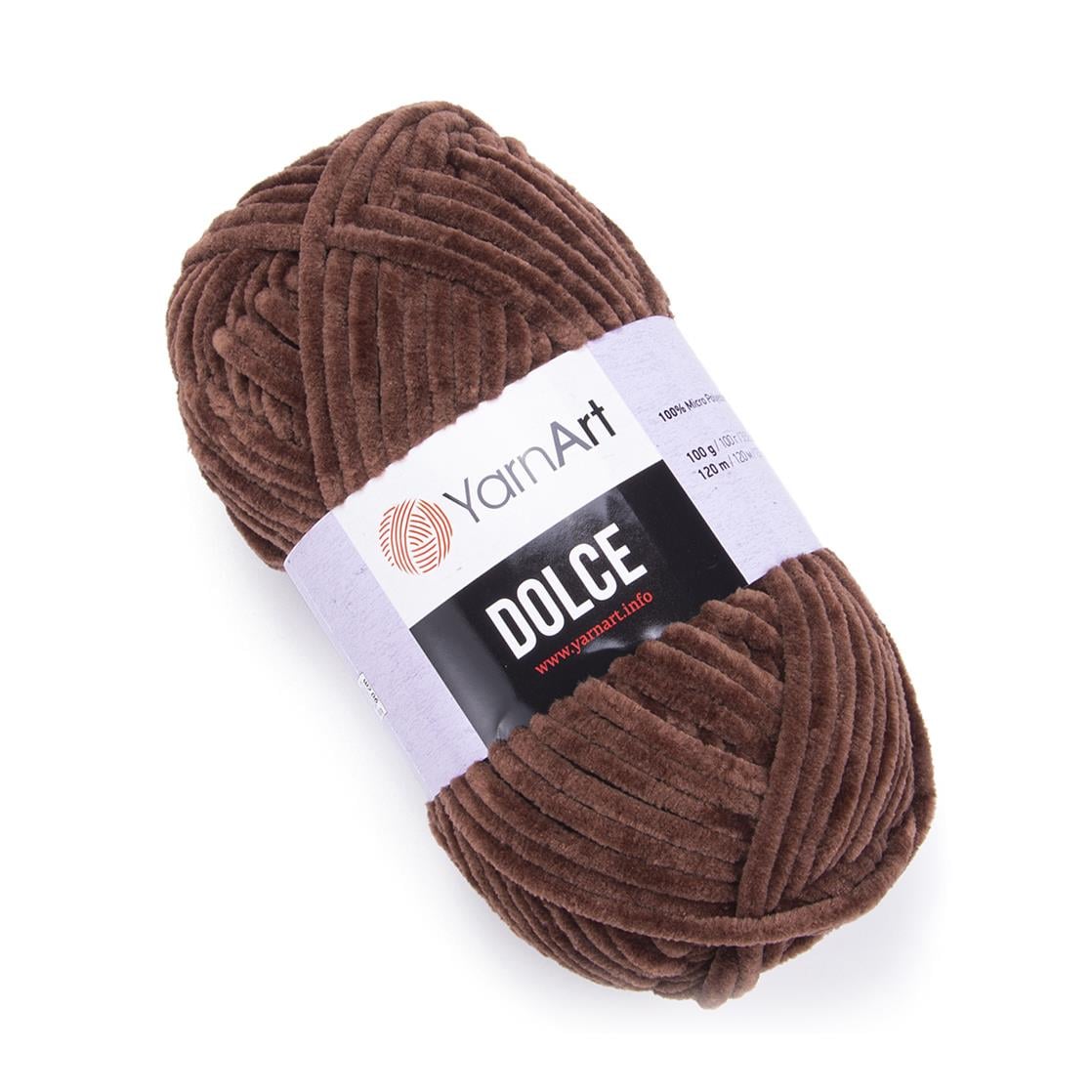 YarnArt Dolce Chenille Yarn 100g 791 – Super Soft Velvet Yarn for Amigurumi, Baby & Blanket Projects