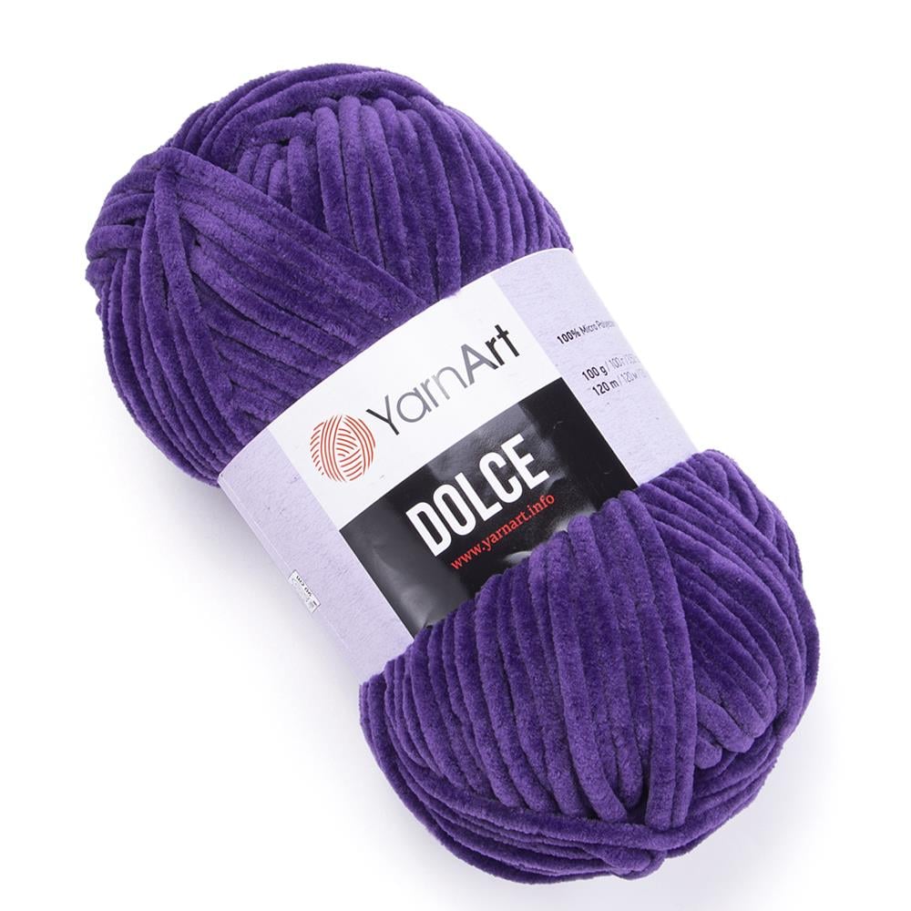 YarnArt Dolce Chenille Yarn 100g 792 – Super Soft Velvet Yarn for Amigurumi, Baby & Blanket Projects