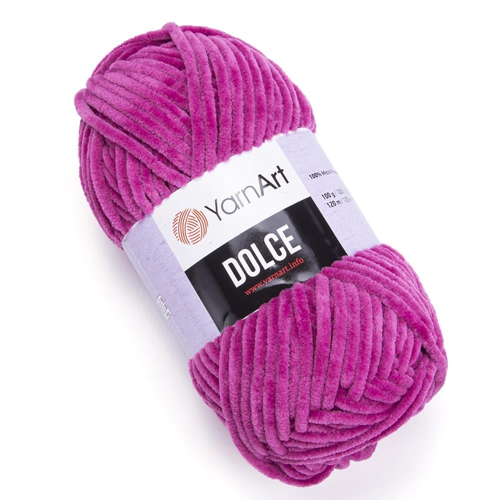 YarnArt Dolce Chenille Yarn 100g 794 – Super Soft Velvet Yarn for Amigurumi, Baby & Blanket Projects