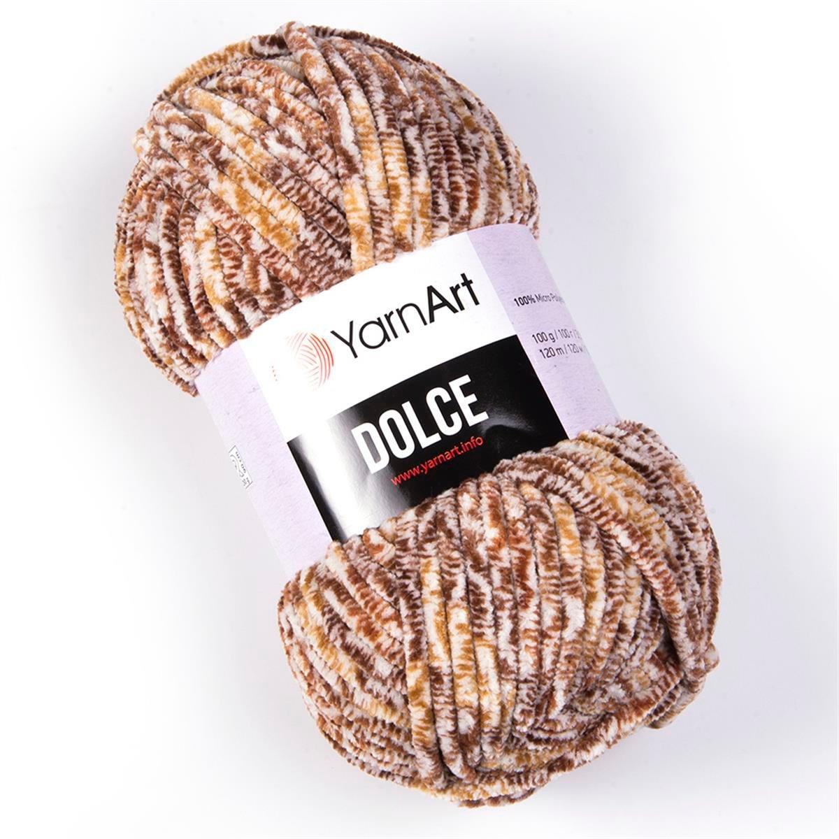 Yarnart Dolce Marbled Chenille Yarn 811