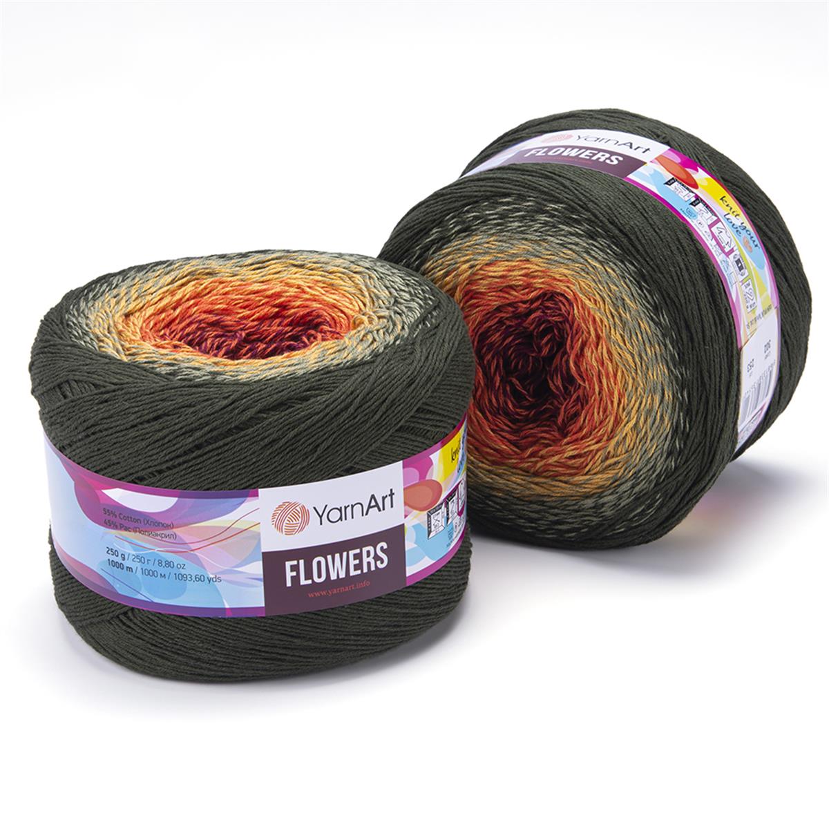 YarnArt Flowers Cake Yarn 250g 302