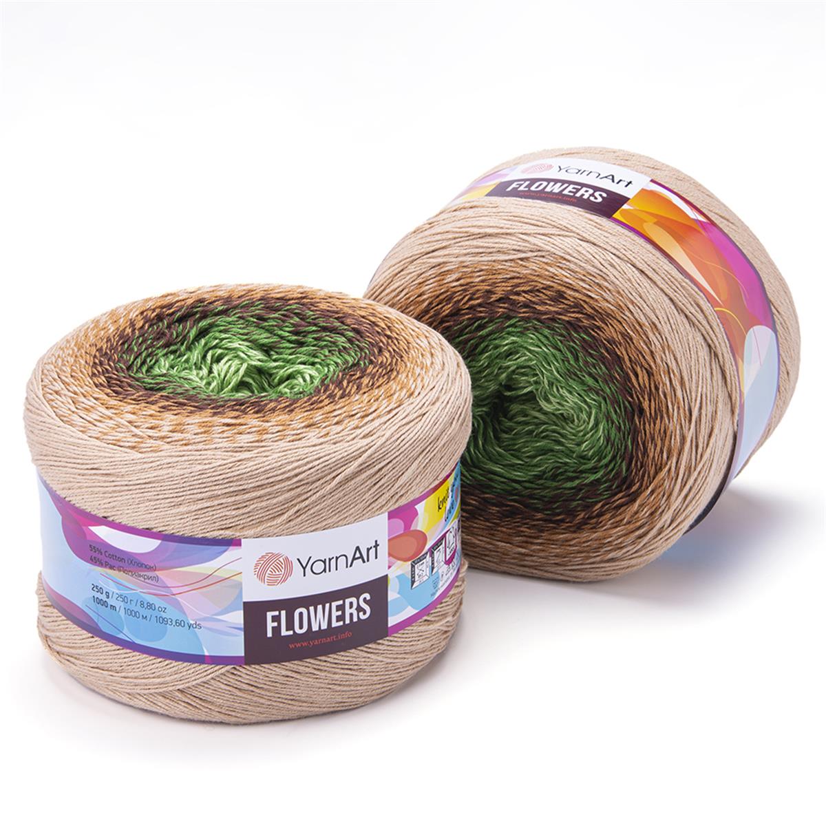 YarnArt Flowers Cake Yarn 250g 308
