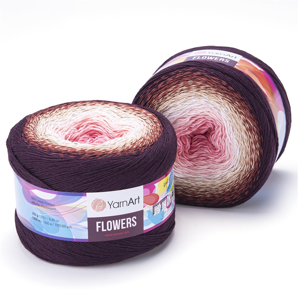 YarnArt Flowers Cake Yarn 250g 319