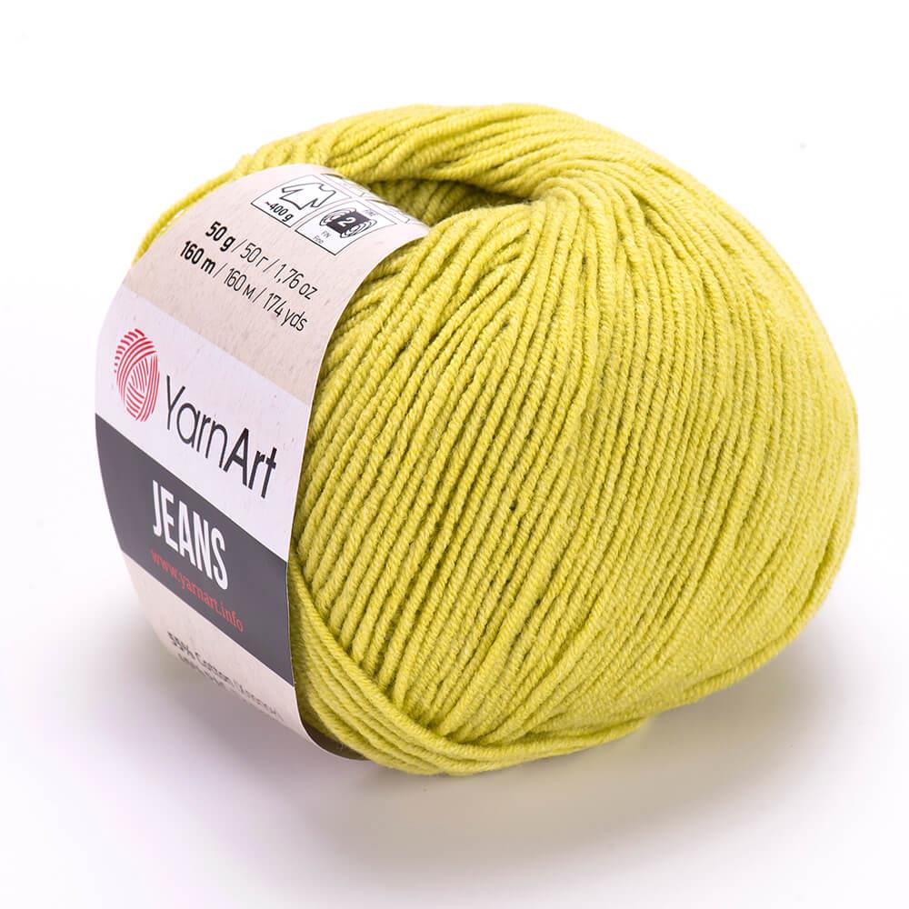 YarnArt Jeans 29 Pistachio – Soft Cotton Acrylic Yarn for Amigurumi & Crochet (50g / 160m)