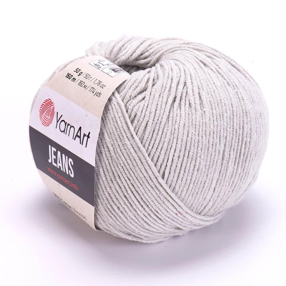 YarnArt Jeans 49 Gray – Soft Cotton Acrylic Yarn for Amigurumi & Crochet (50g / 160m)