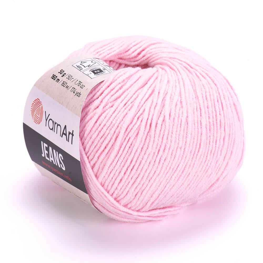 YarnArt Jeans 74 Pink – Soft Cotton Acrylic Yarn for Amigurumi & Crochet (50g / 160m)