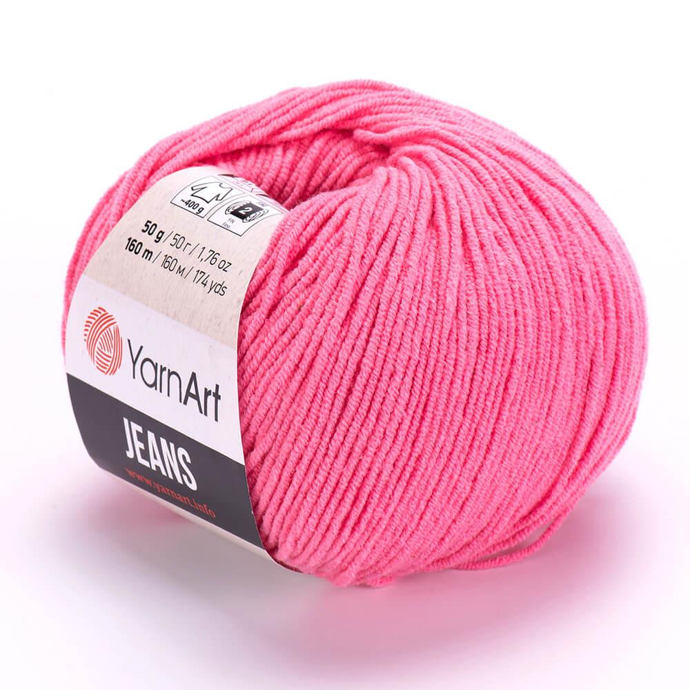 YarnArt Jeans 78 Hot Pink – Soft Cotton Acrylic Yarn for Amigurumi & Crochet (50g / 160m)