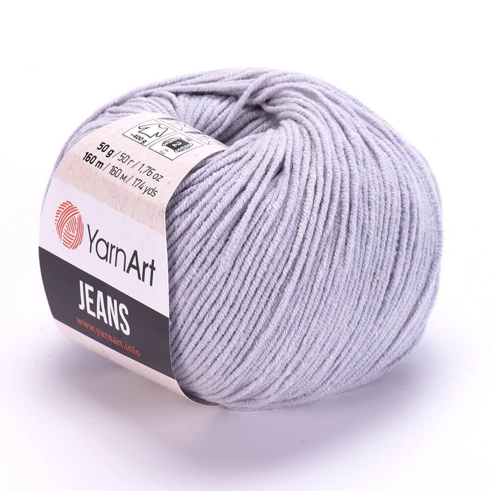 YarnArt Jeans 80 Gray – Soft Cotton Acrylic Yarn for Amigurumi & Crochet (50g / 160m)