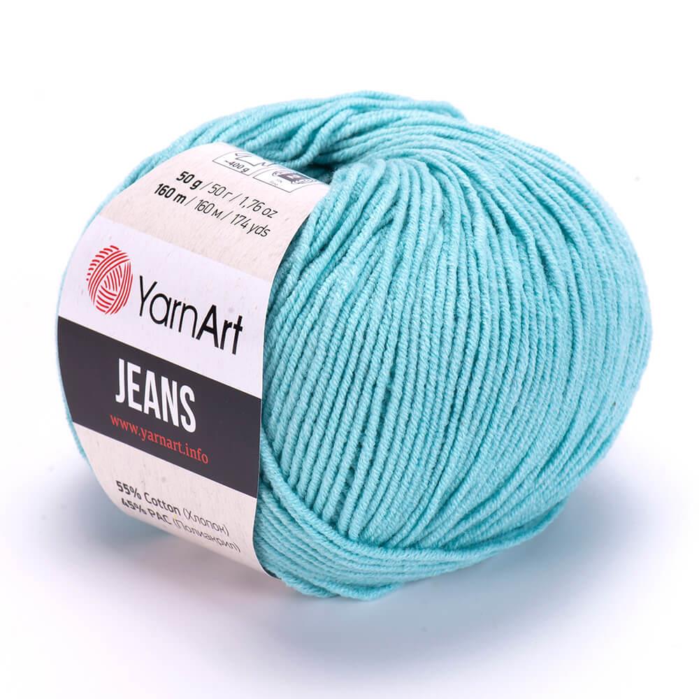 YarnArt Jeans 81 Blue – Soft Cotton Acrylic Yarn for Amigurumi & Crochet (50g / 160m)