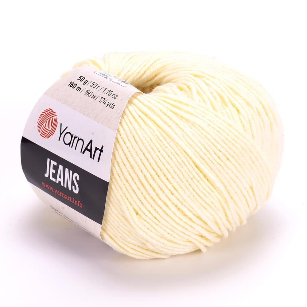 YarnArt Jeans 86 Tiger Orange – Soft Cotton Acrylic Yarn for Amigurumi & Crochet (50g / 160m)