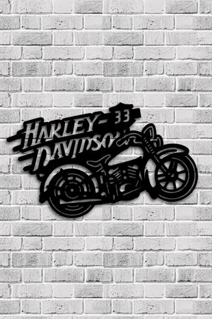Harley Davidson Tablo | Ahşap Tablo | Duvar Dekoru | 1058