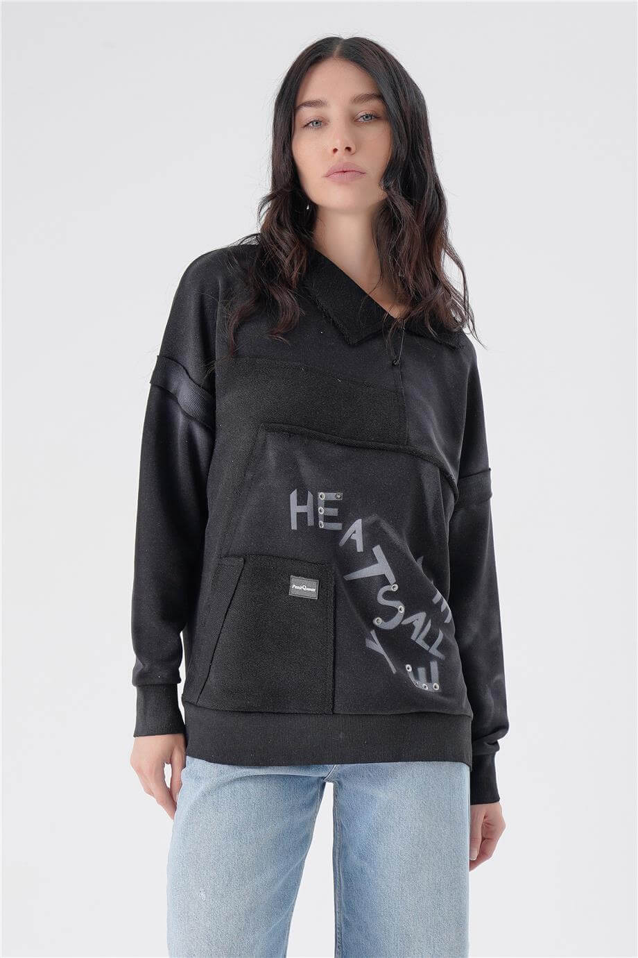 YAKA DETAYLI URBAN SWEAT