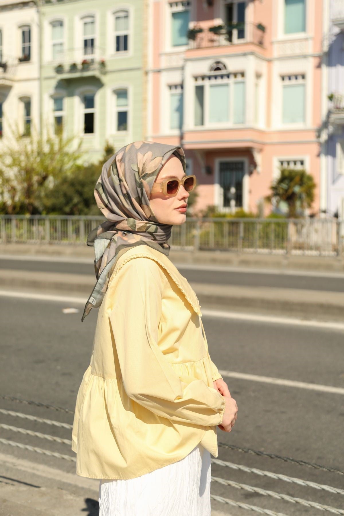 Cotton Eşarp CTTN01-01