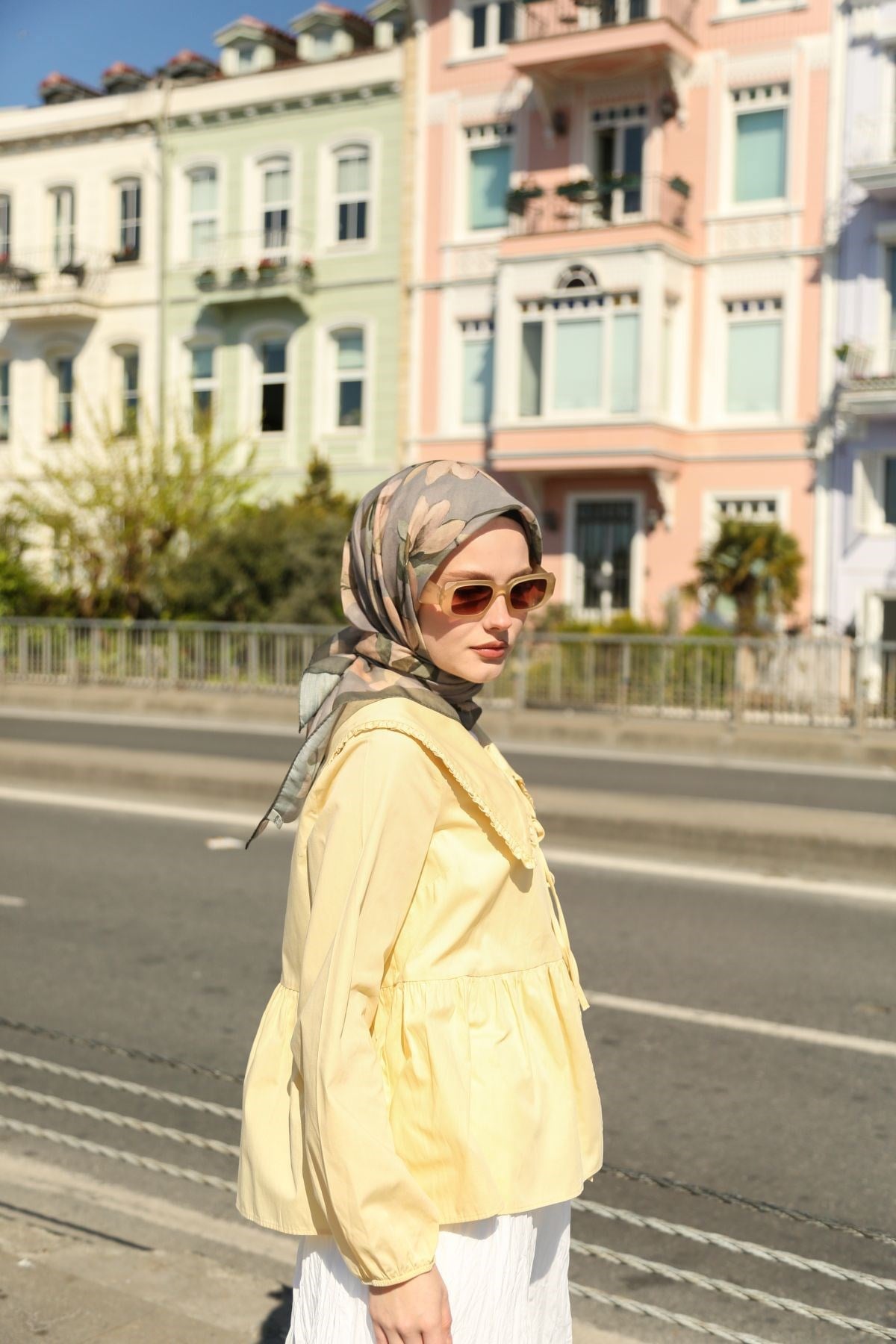 Cotton Eşarp CTTN01-01