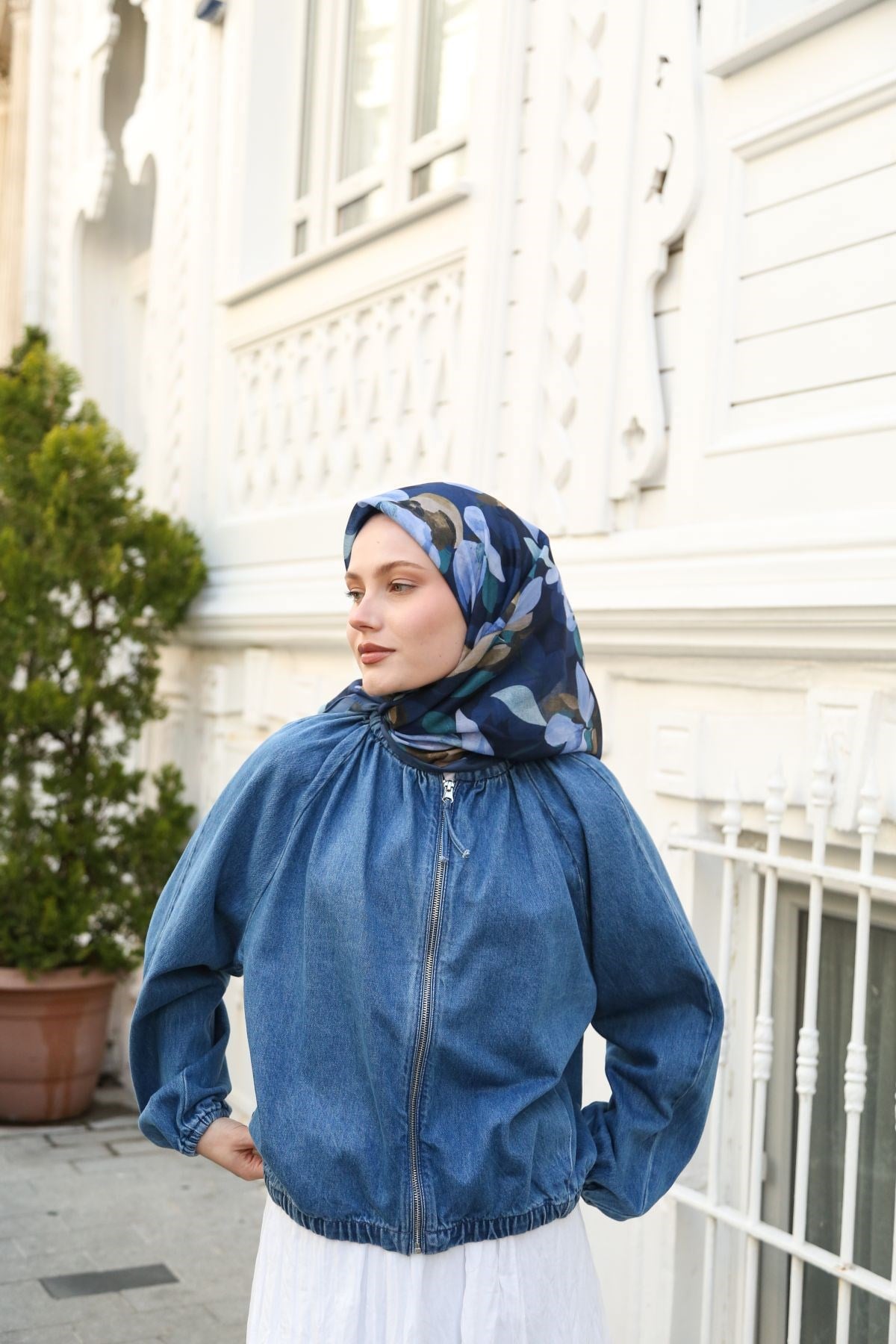 Cotton Eşarp CTTN01-10