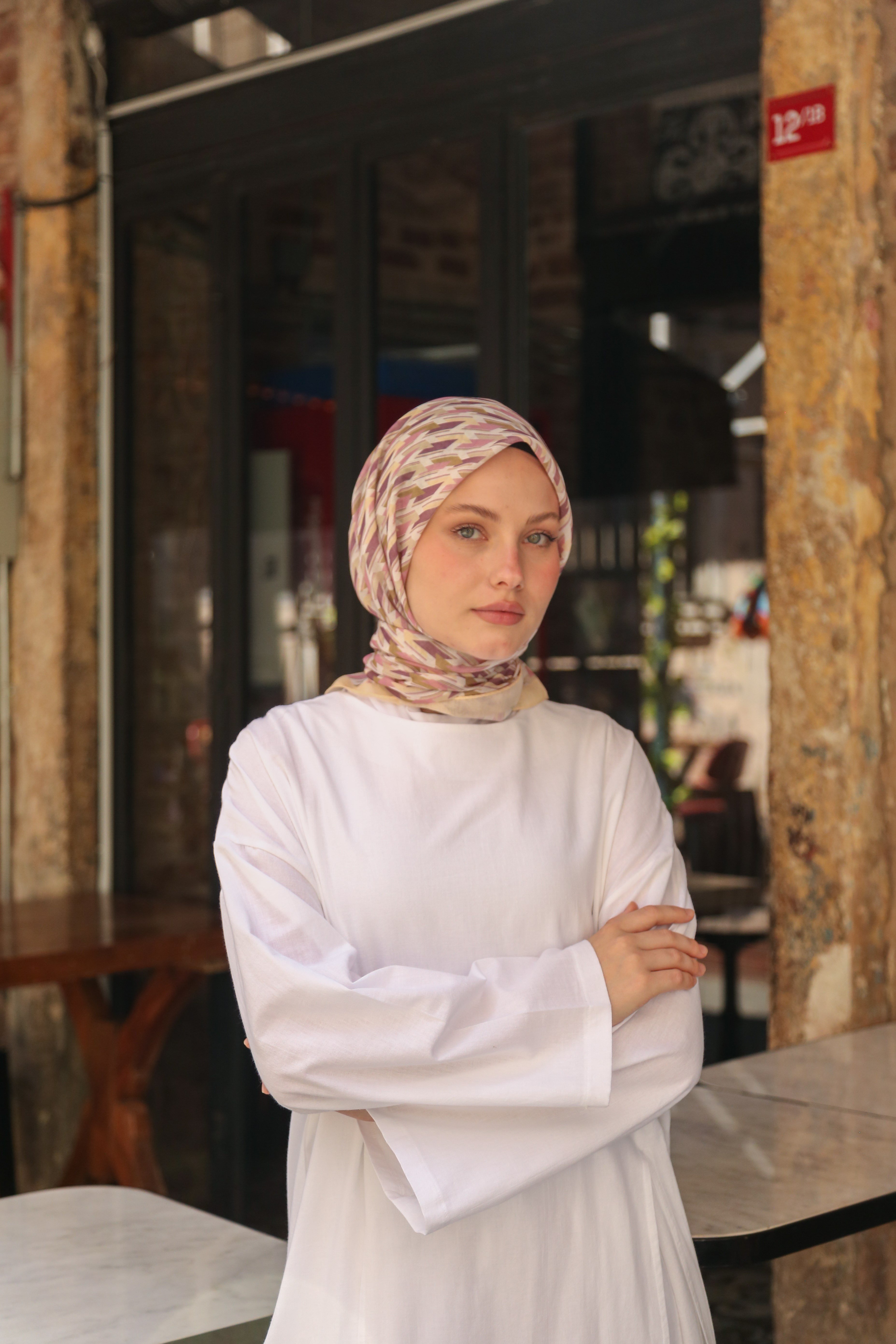 Cotton Eşarp CTTN02-03