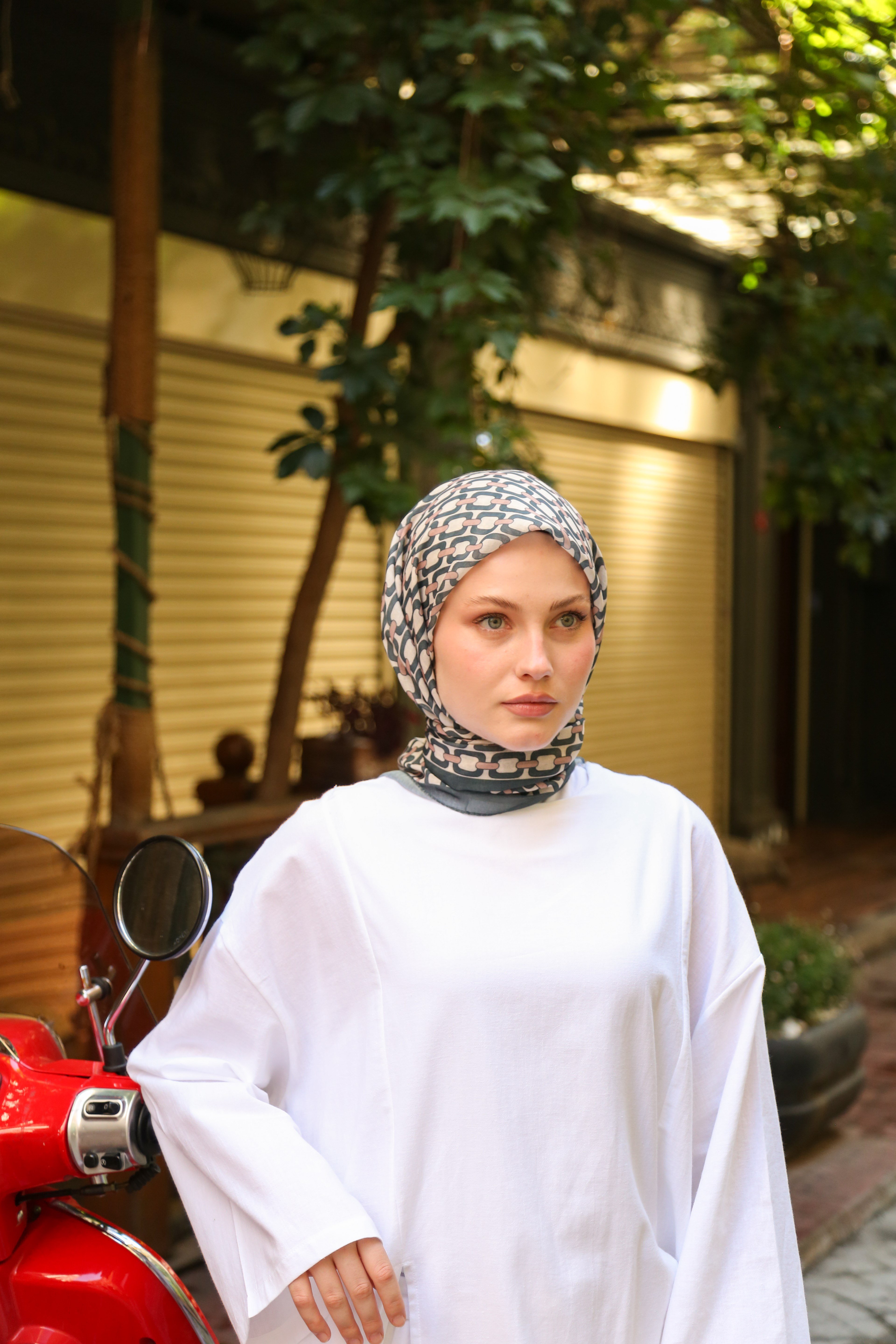 Cotton Eşarp CTTN03-01