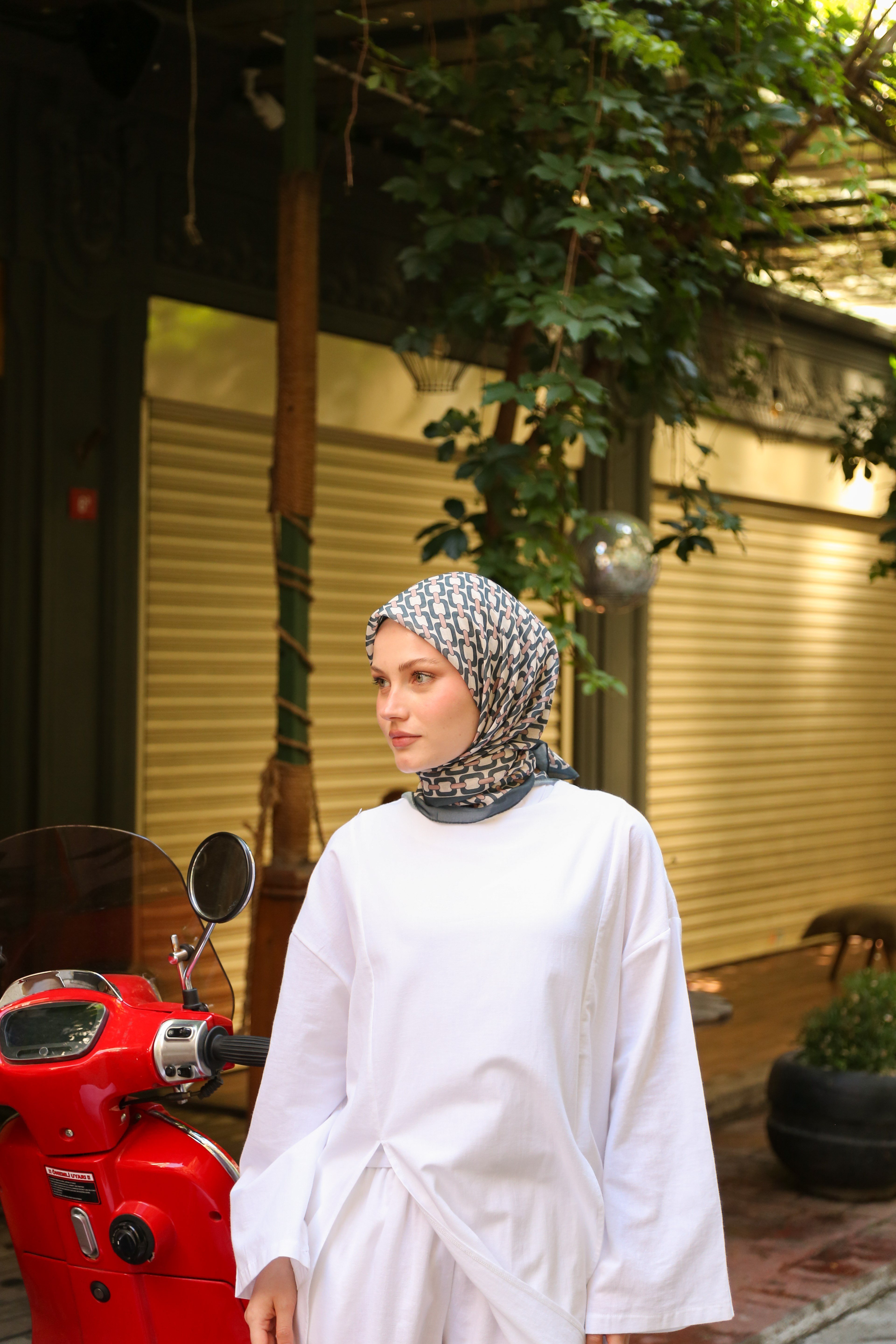 Cotton Eşarp CTTN03-01