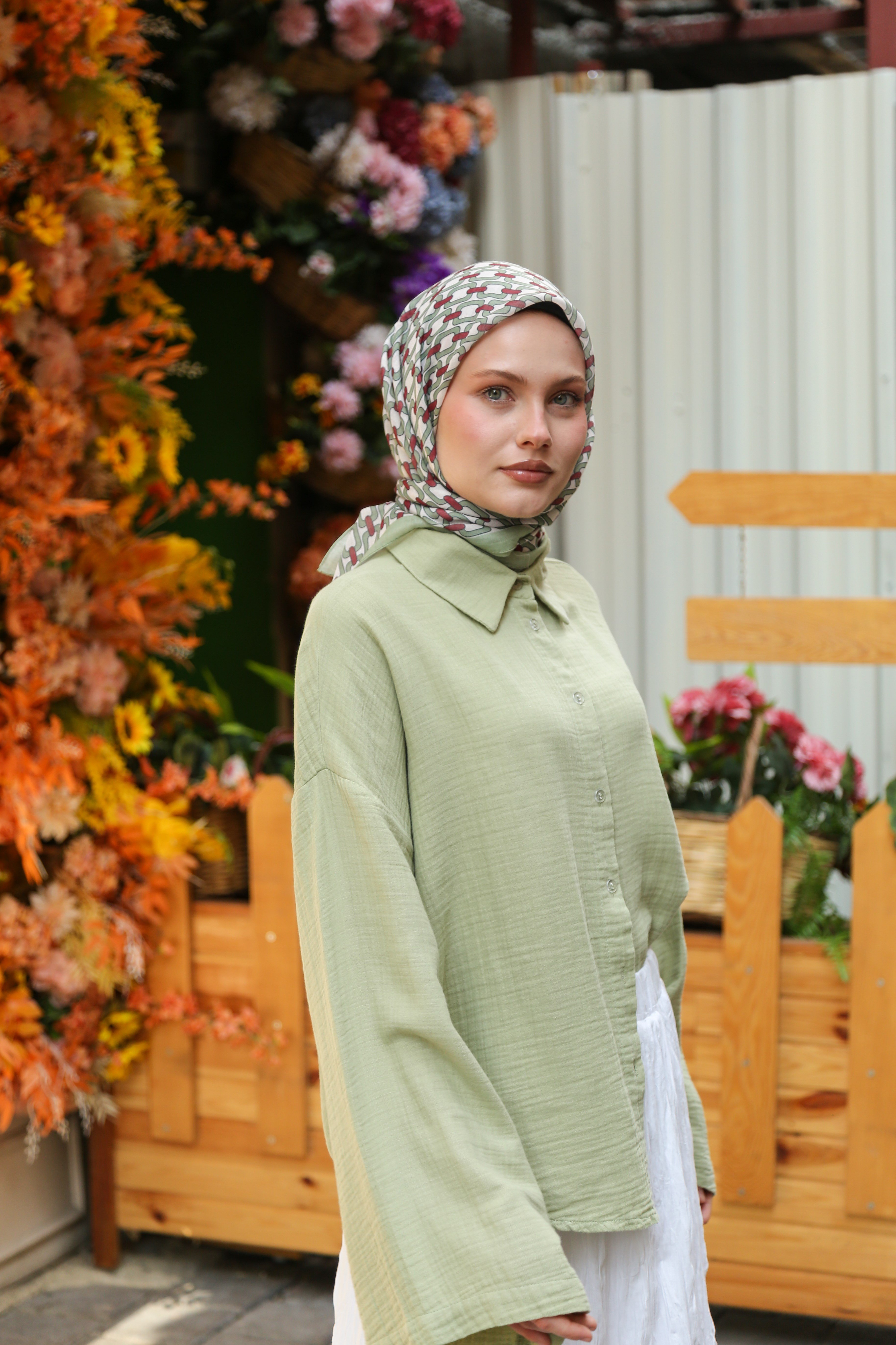 Cotton Eşarp CTTN03-02
