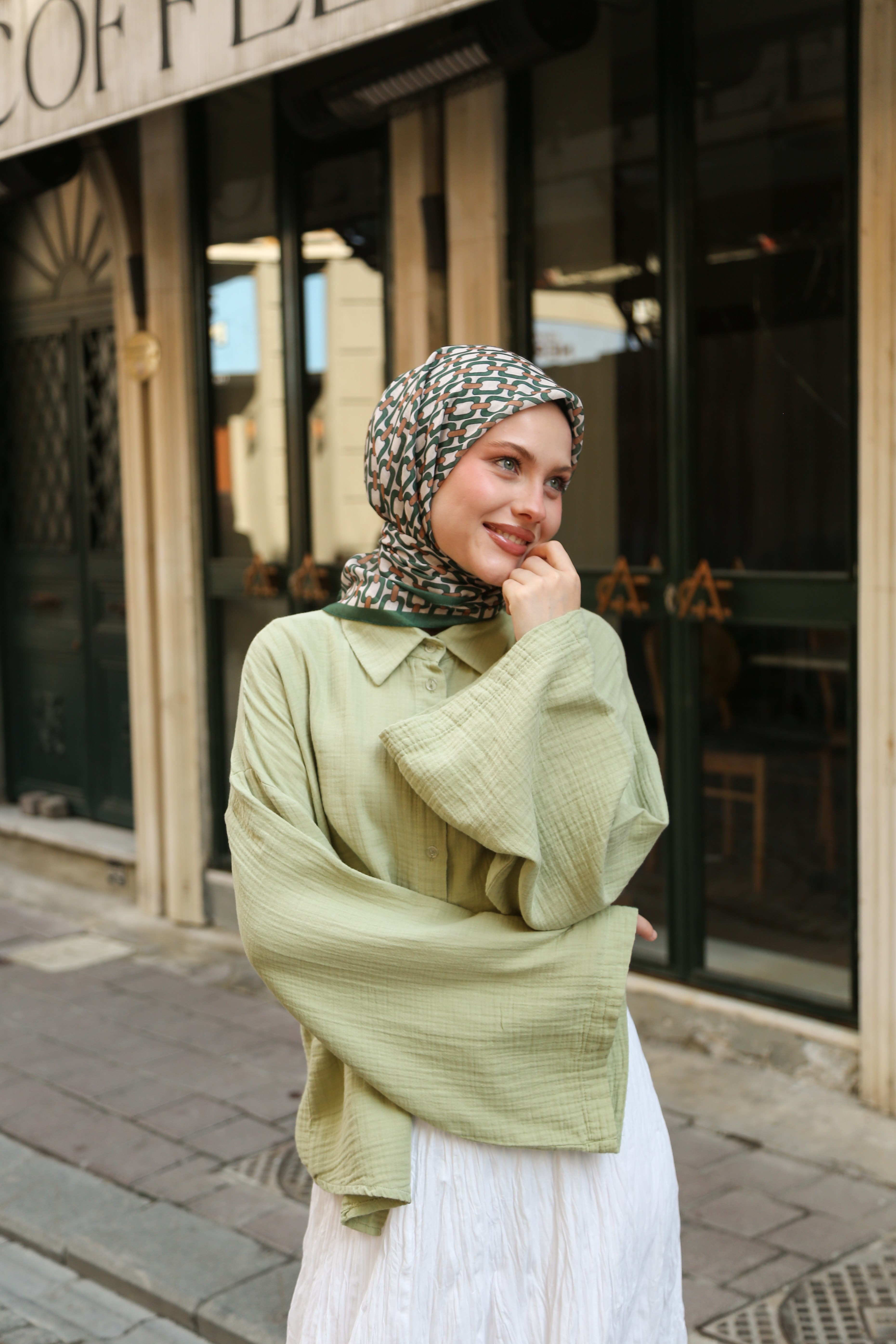 Cotton Eşarp CTTN03-03