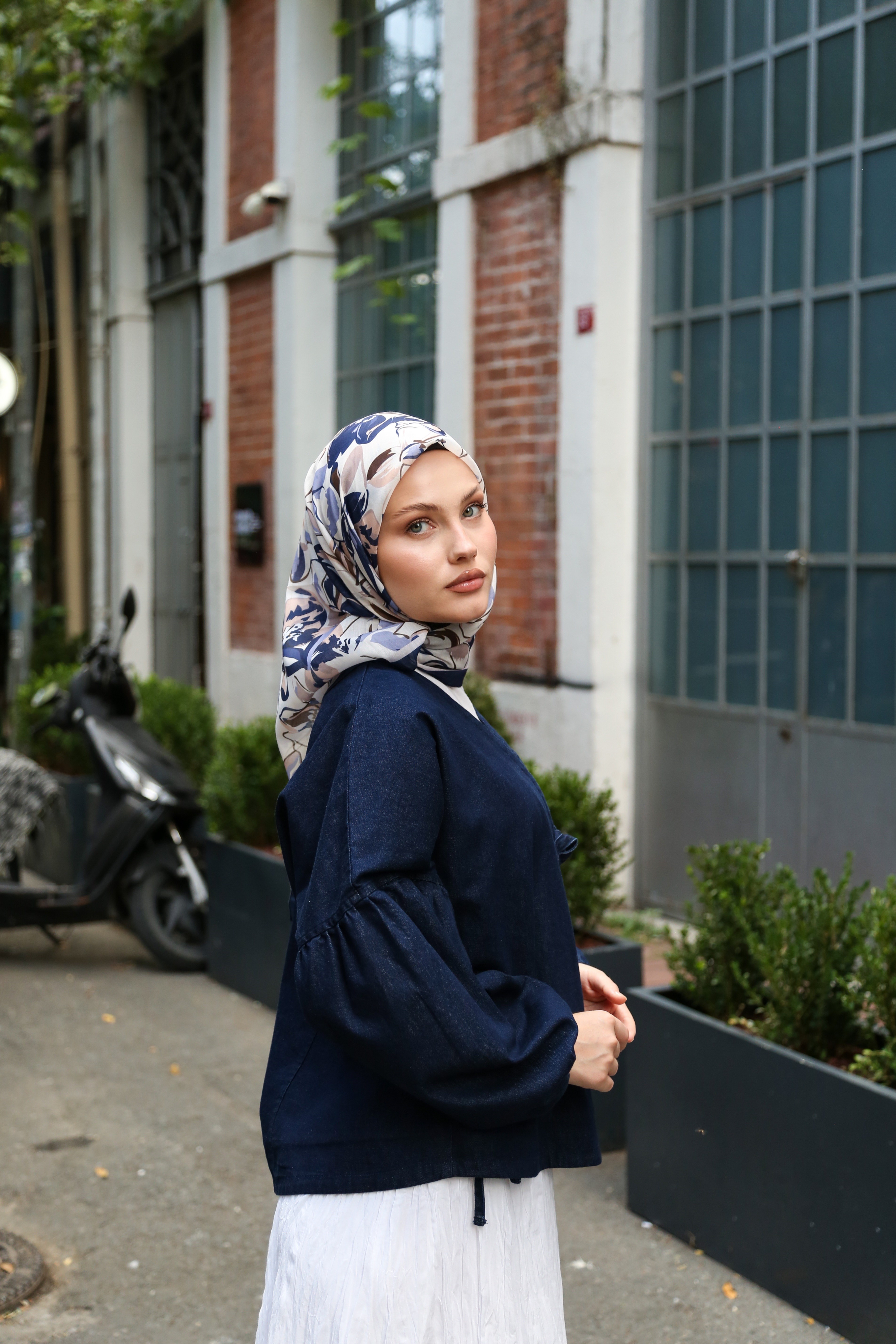 Cotton Eşarp CTTN05-01
