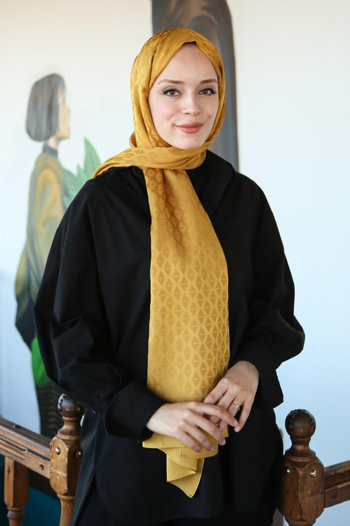 Jacquard Shawl JAKAV14-07