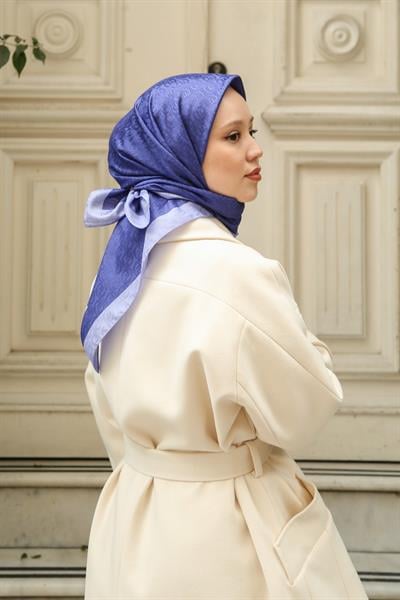 Hint İpek  Monogram Eşarp MONOV10-27
