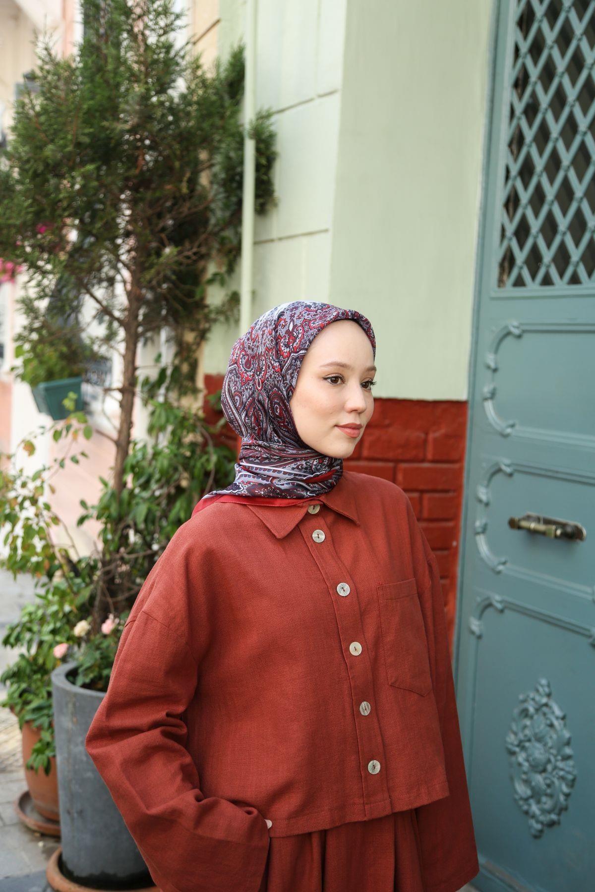 Hint İpek  Ayışığı Eşarp AYSG01-10