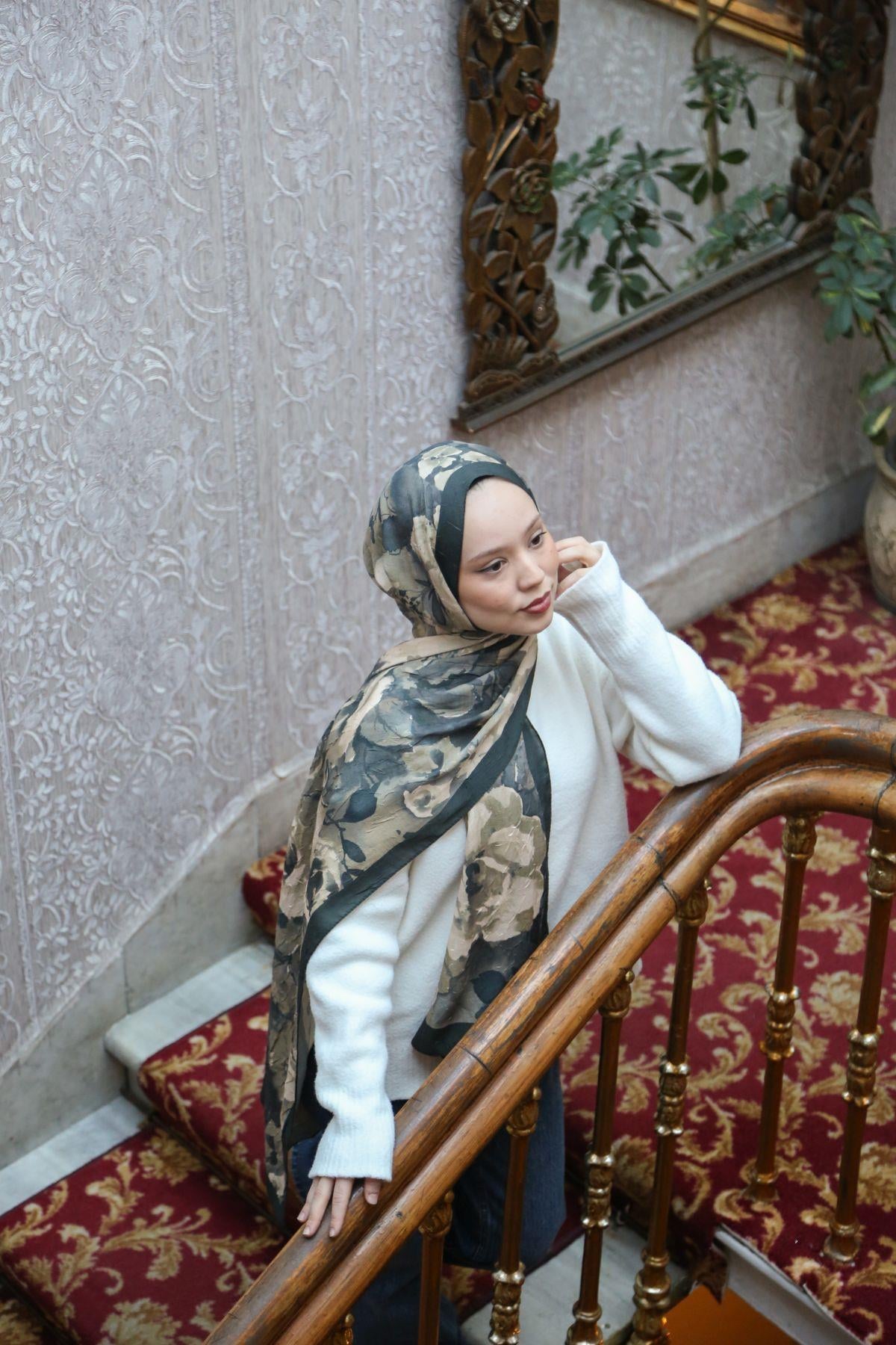 Hint İpek  Bambu Şal BMBV01-02