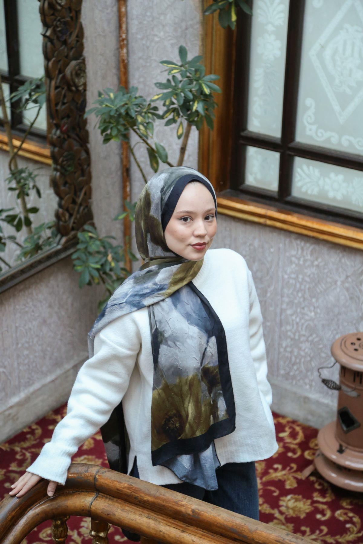 Hint İpek  Bambu Şal BMBV02-02