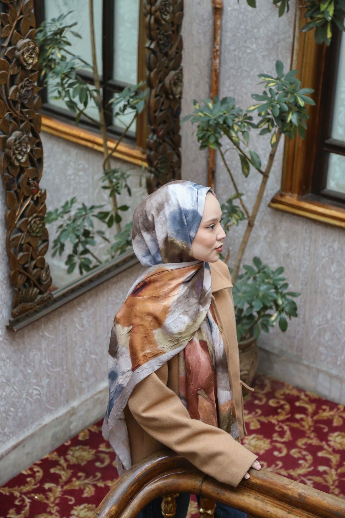 Hint İpek  Bambu Şal BMBV02-04