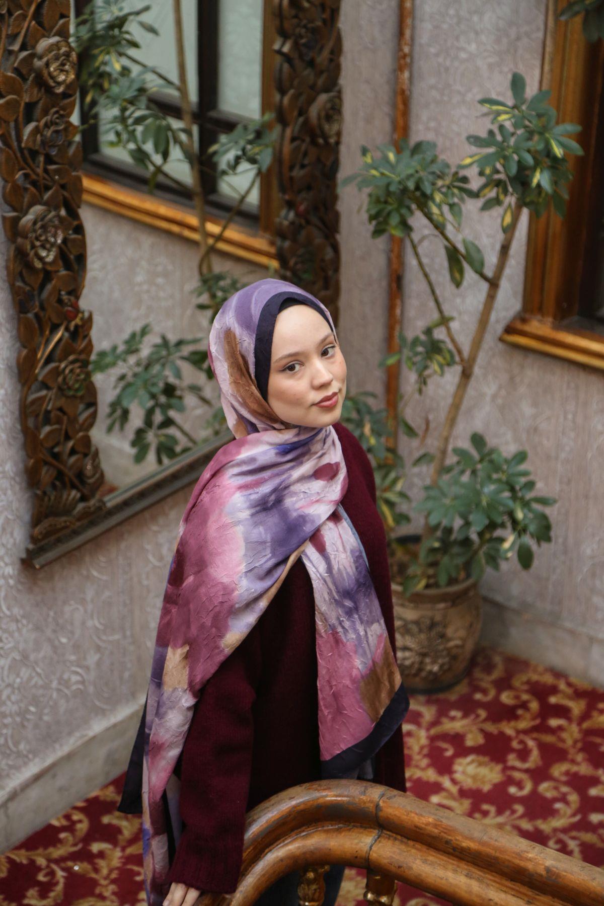 Hint İpek  Bambu Şal BMBV02-07