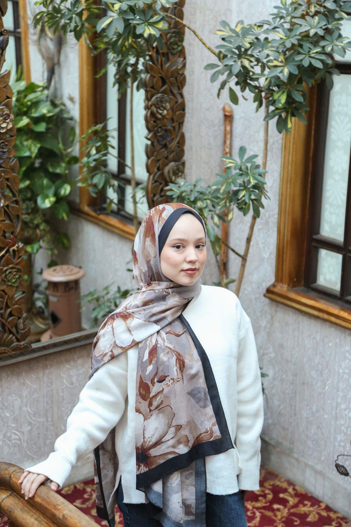 Hint İpek  Bambu Şal BMBV04-02