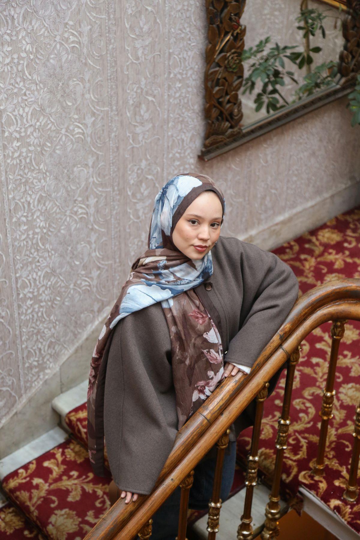 Hint İpek  Bambu Şal BMBV04-07