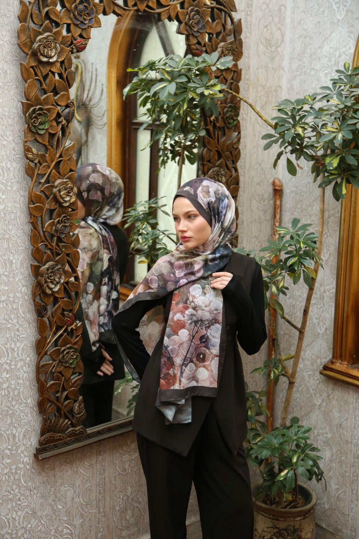 Hint İpek  Bambu Şal BMBV05-01