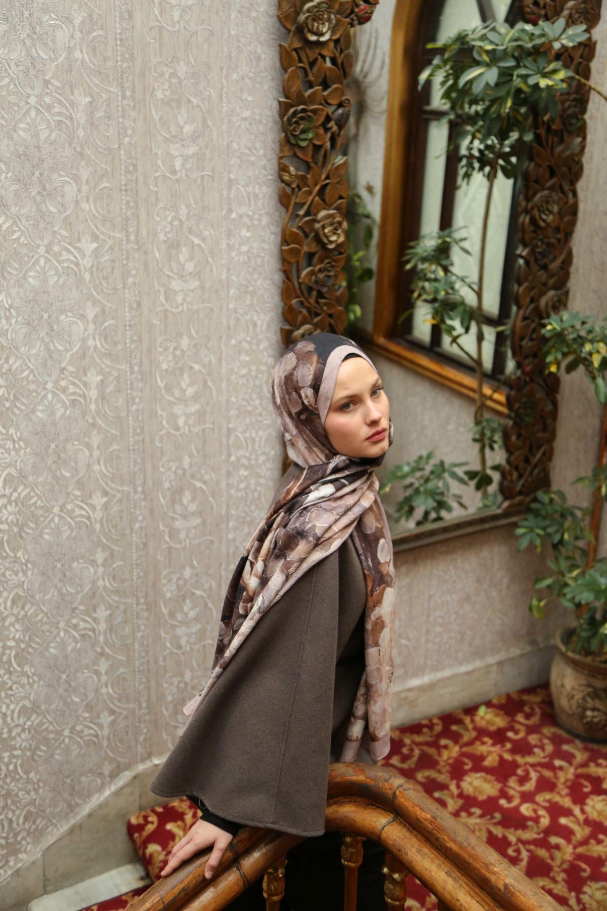 Hint İpek  Bambu Şal BMBV05-04