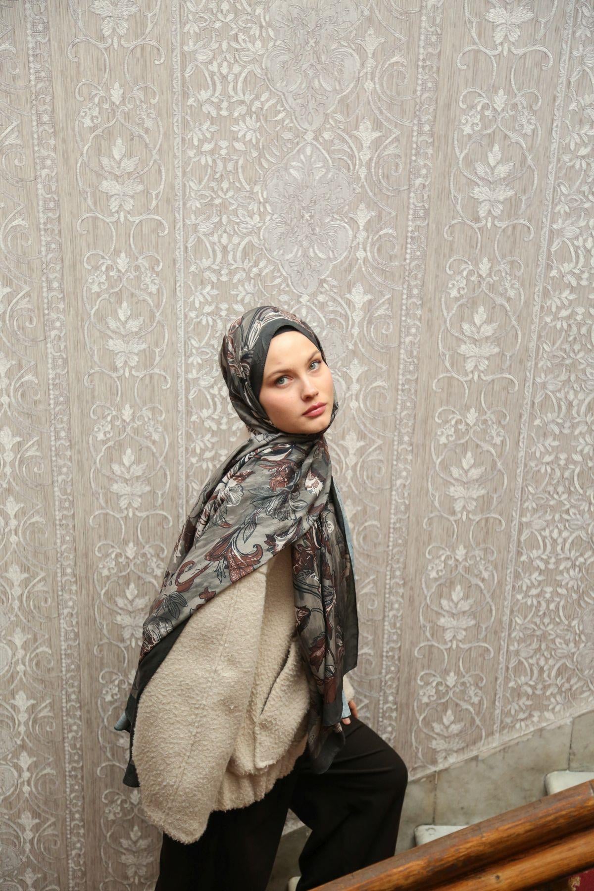 Hint İpek  Bambu Şal BMBV06-05