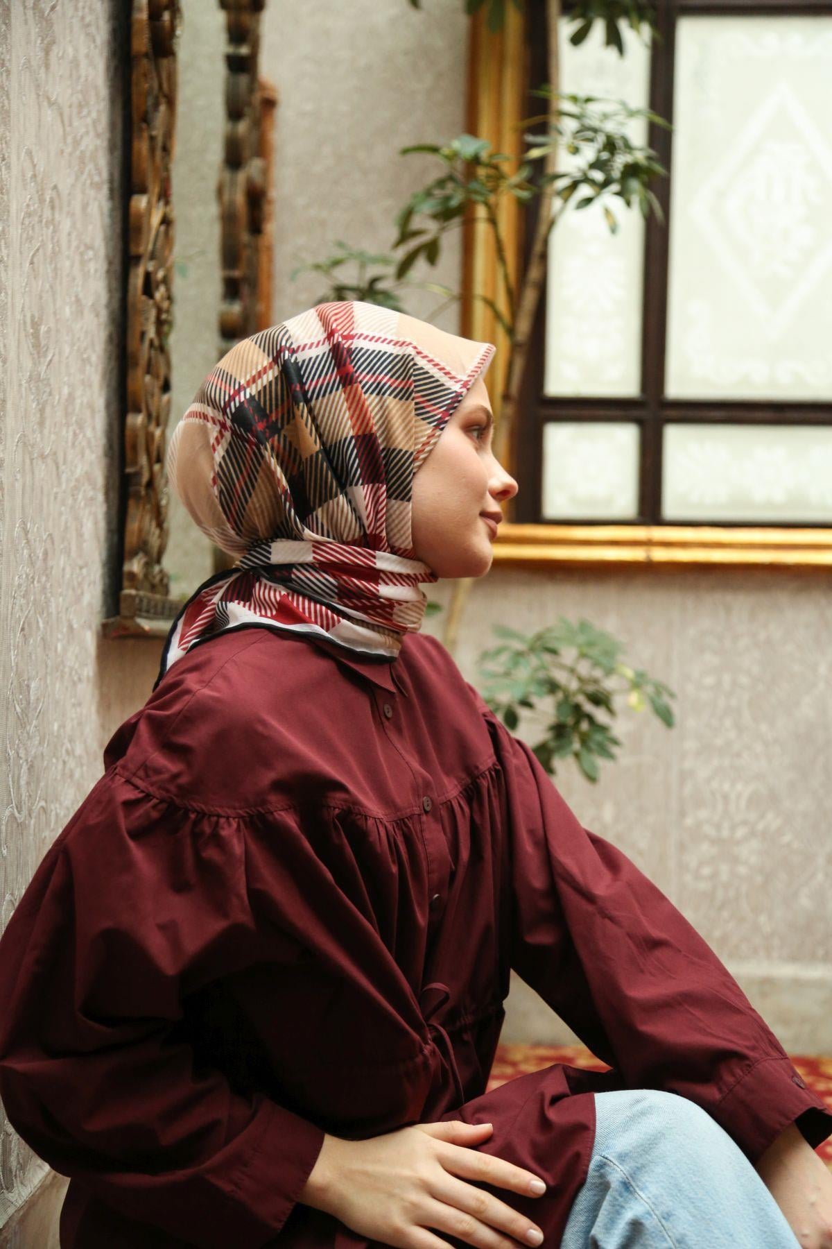 Hint İpek  Confort Pamuk Eşarp CNFV01-03
