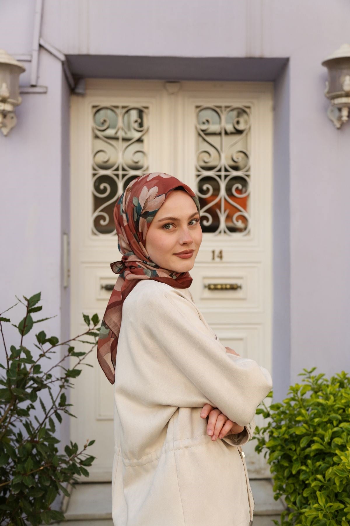 Hint İpek  Cotton Eşarp CTTN01-04