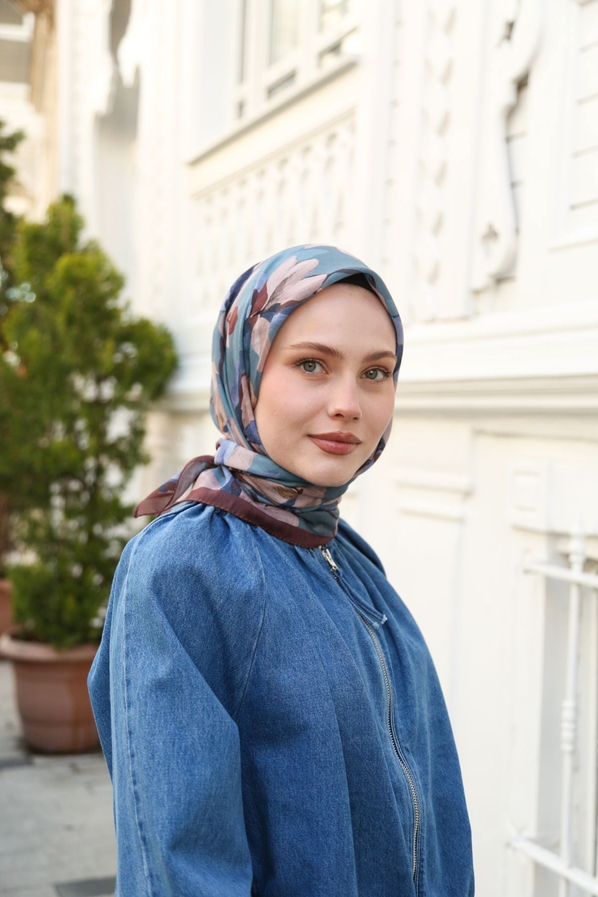 Hint İpek  Cotton Eşarp CTTN01-09