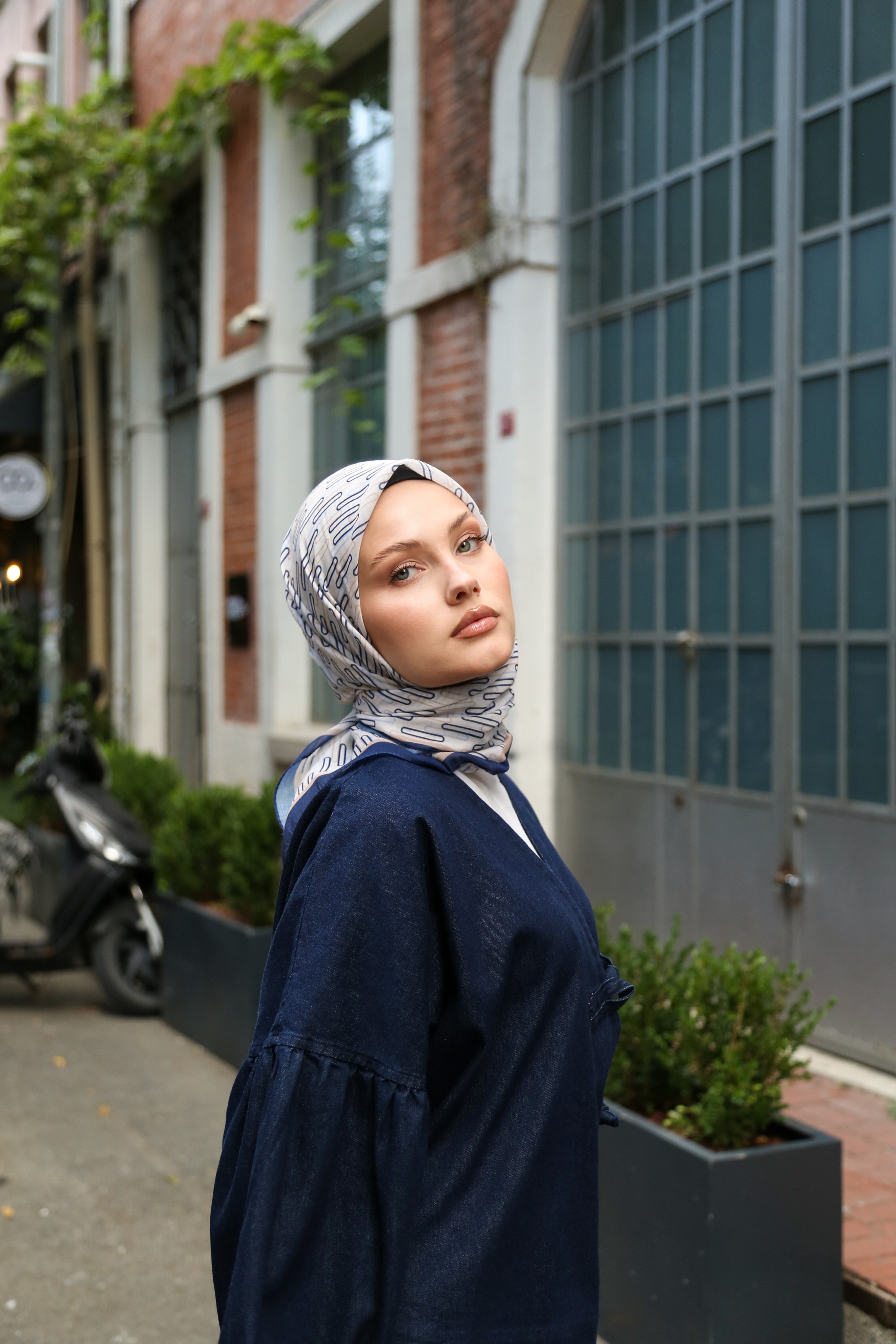 Hint İpek  Cotton Eşarp CTTN04-01