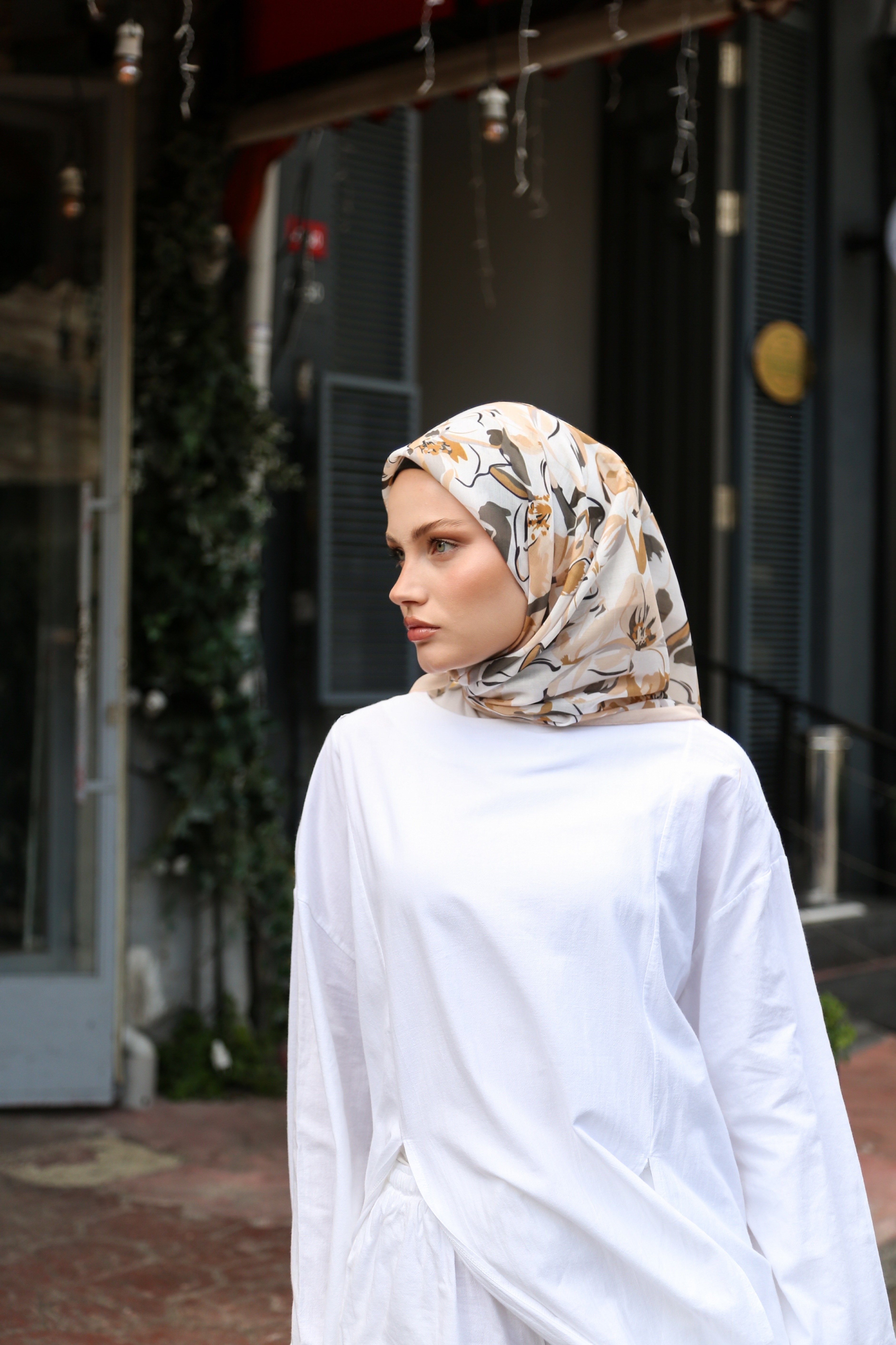 Hint İpek  Cotton Eşarp CTTN05-02