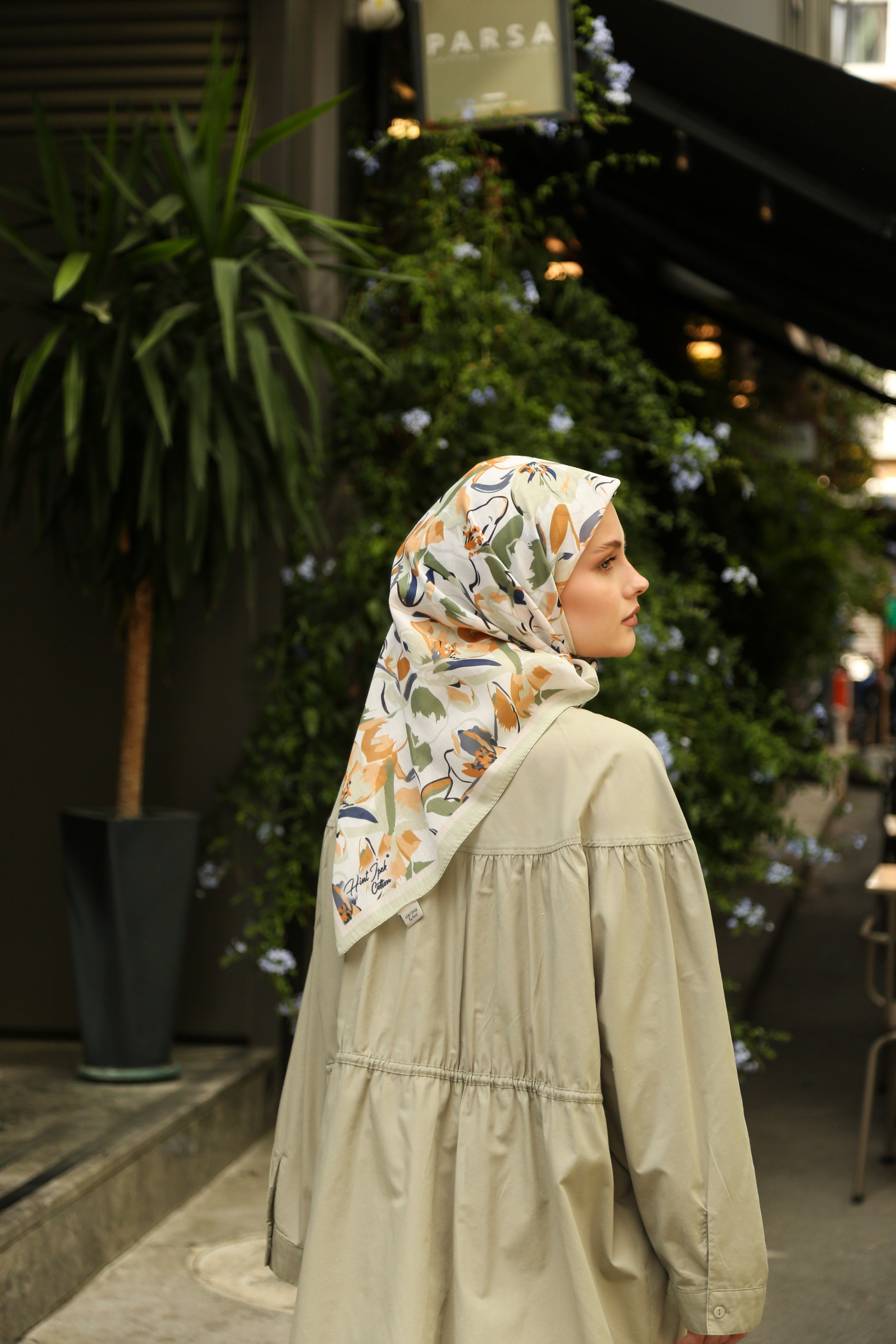 Hint İpek  Cotton Eşarp CTTN05-08