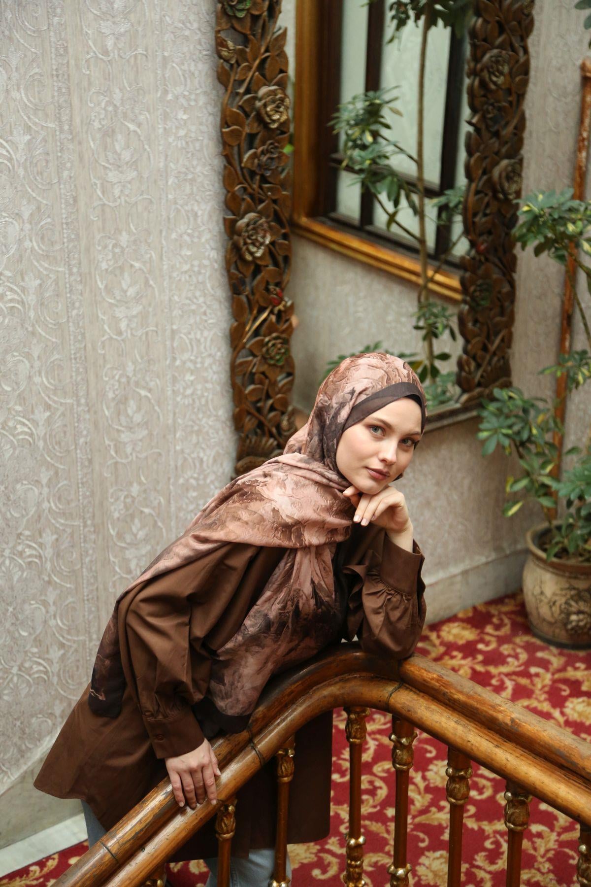Hint İpek  İtalyan Pamuk Şal IPMK01-02