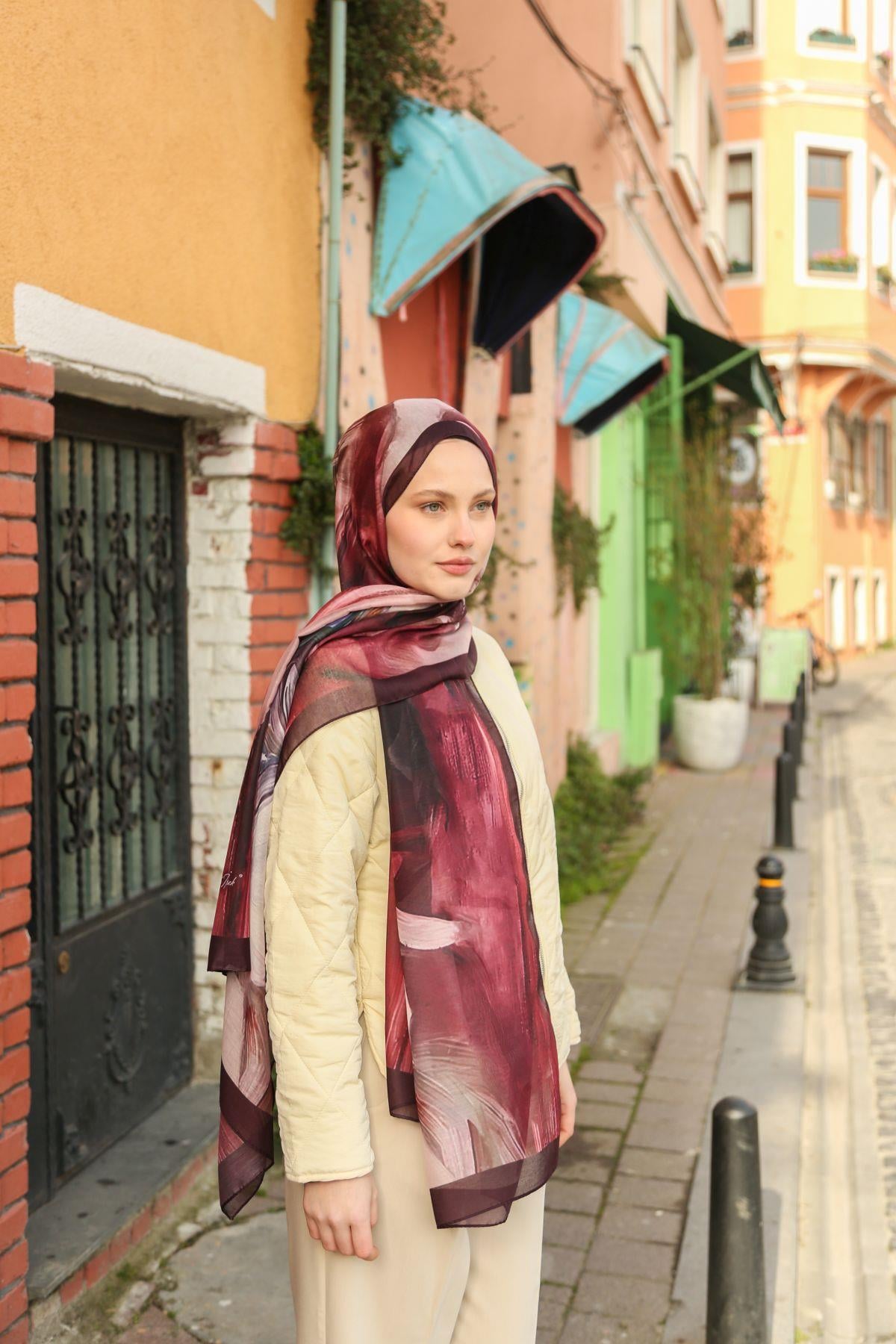 Hint İpek  İtalyan Pamuk Şal IPMK02-06