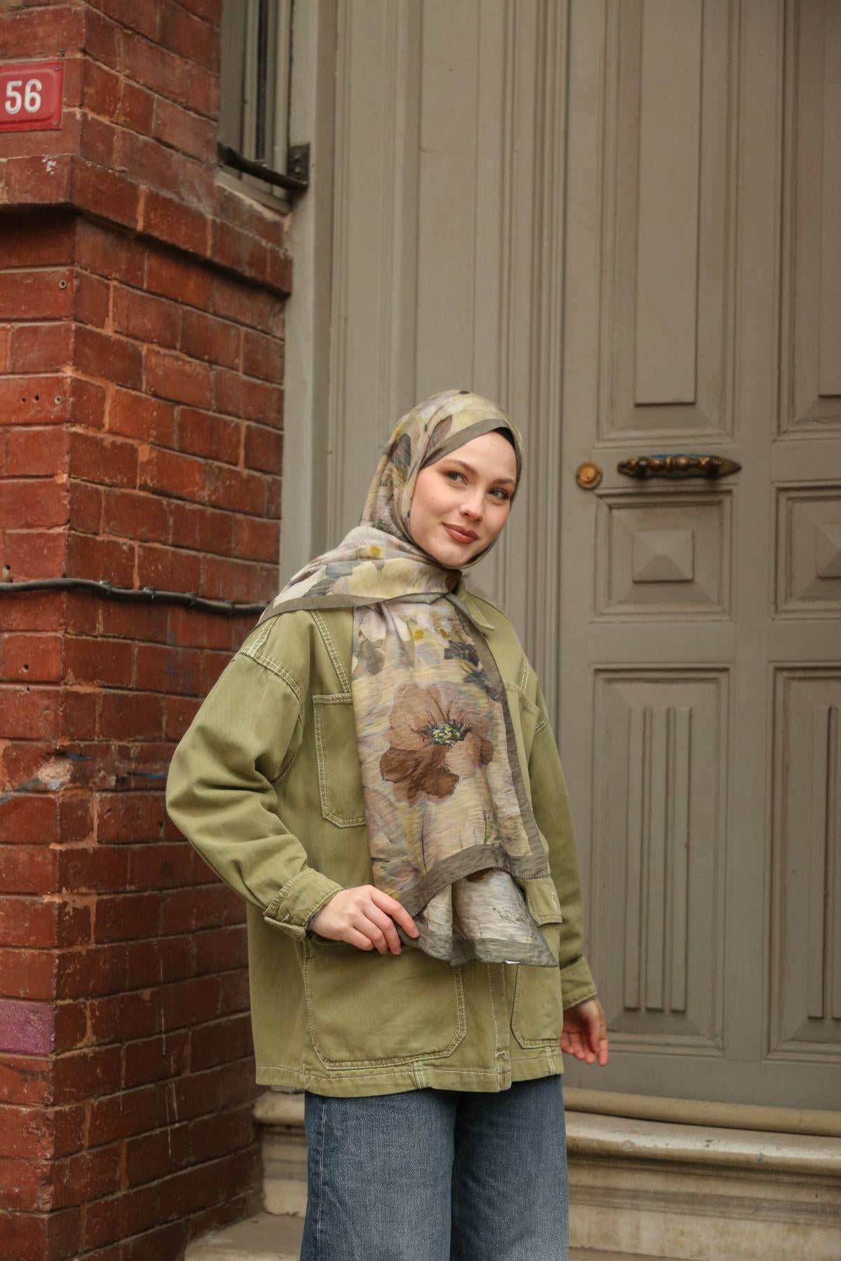 Hint İpek  Modal Şal MDLV08-01