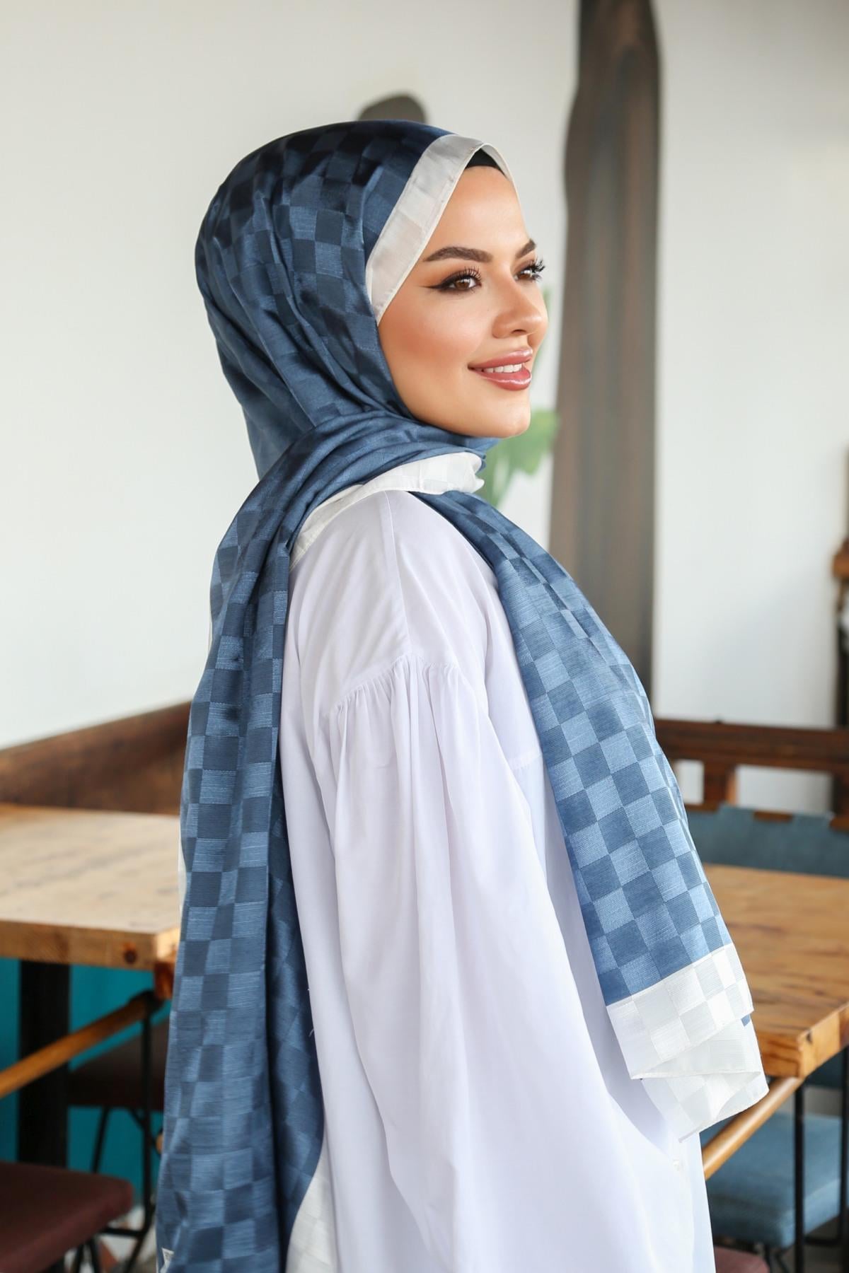 Hint İpek  Monogram Şal MONOV03-38