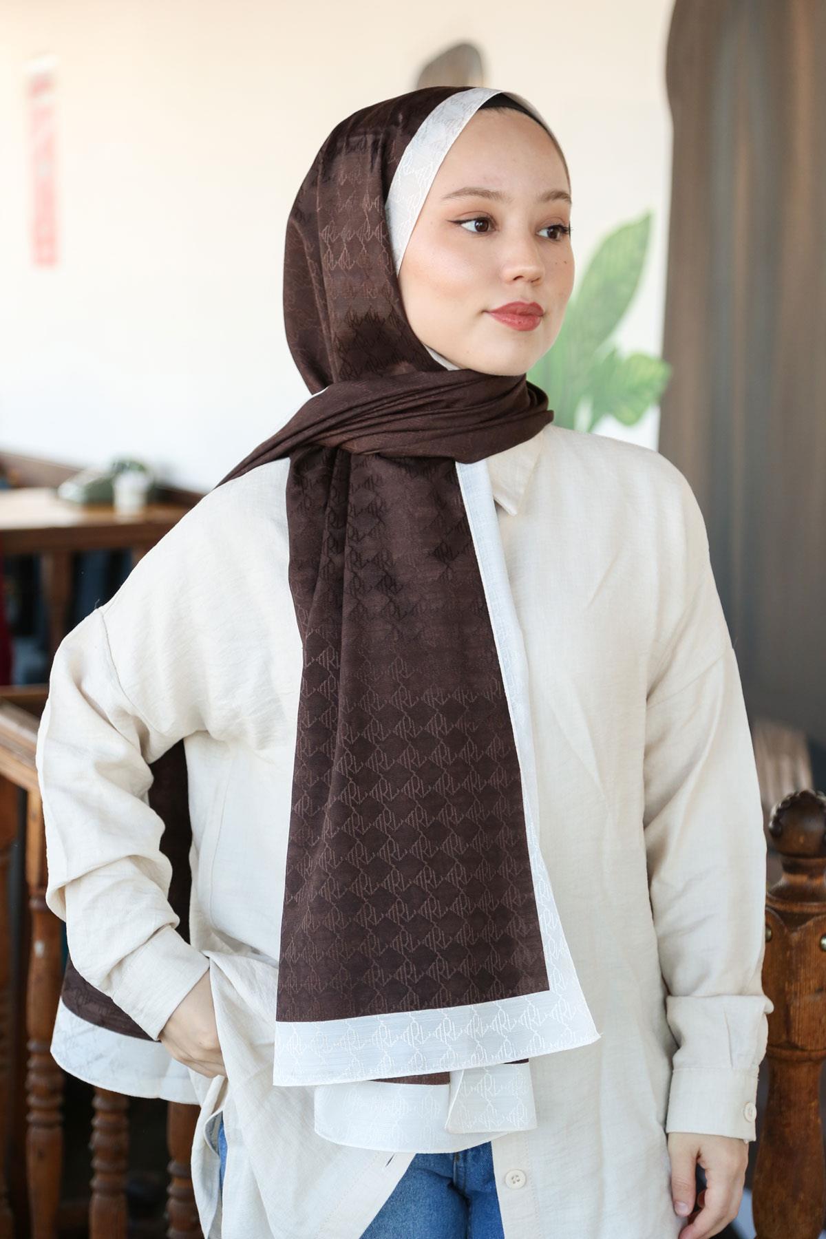 Hint İpek  Monogram Şal MONOV06-02